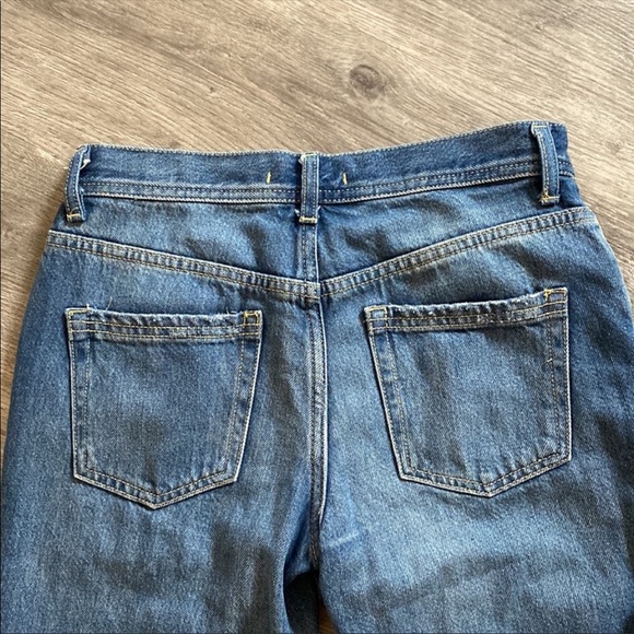 Free People We the Free Maggie Mid-Rise Straight-Leg Jean Size 25 - Picture 8 of 10
